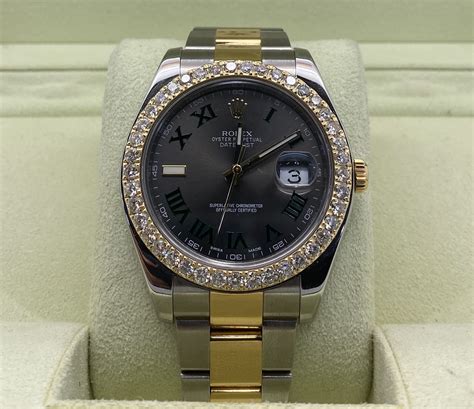 diamond bezel for mens rolex datejust|rolex datejust 41mm diamond bezel.